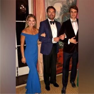 Chiara Boni Vibrant Blue Couture Dress